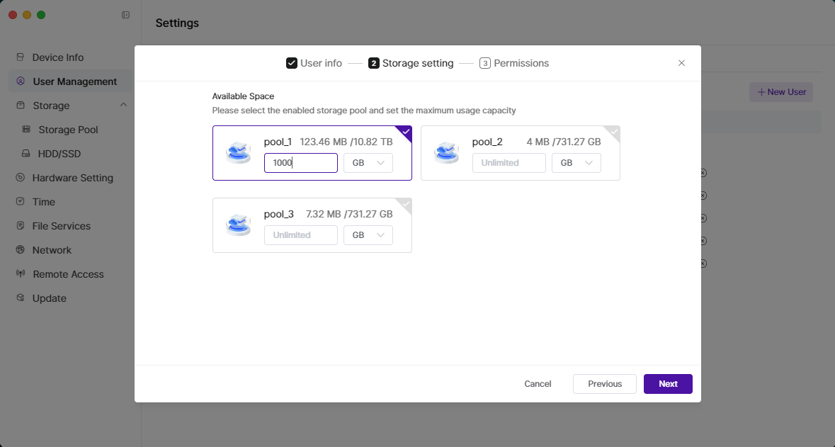 Permission Settings